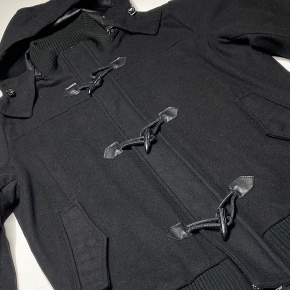 21men Other - Black Military Toggle Coat